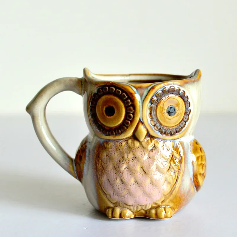 Lindo búho de dibujos animados - Morning Tea Coffee reseña y precio