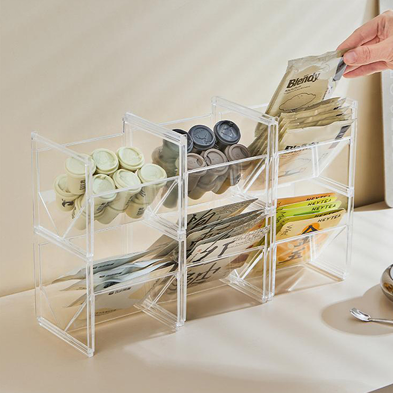 Organizador vertical apilable  - Coffee Tea Creamer reseña y precio