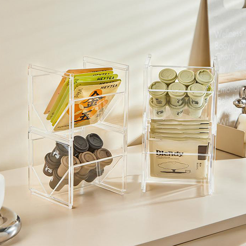 Organizador vertical apilable  - Coffee Tea Creamer reseña y precio