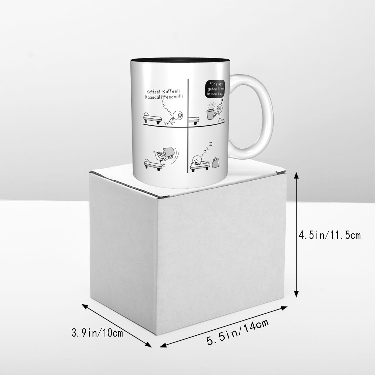Taza de Café Divertida de Cerá - Morning Tea Coffee reseña y precio