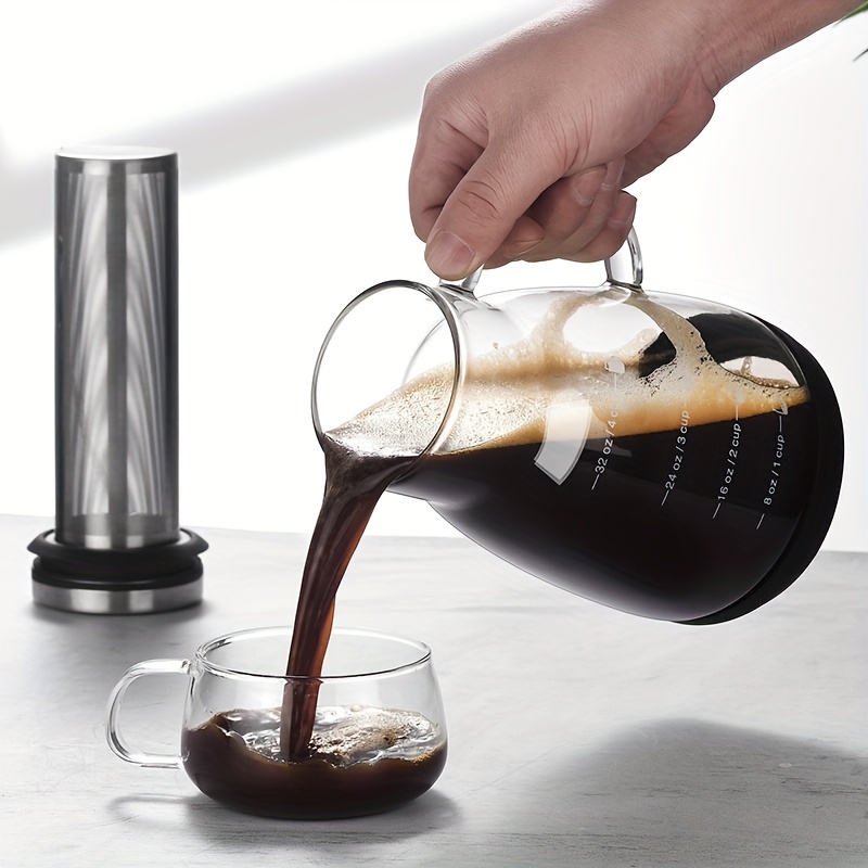 Jarra de Vidrio Clásica de 24o - Coffee Tea Brew reseña y precio