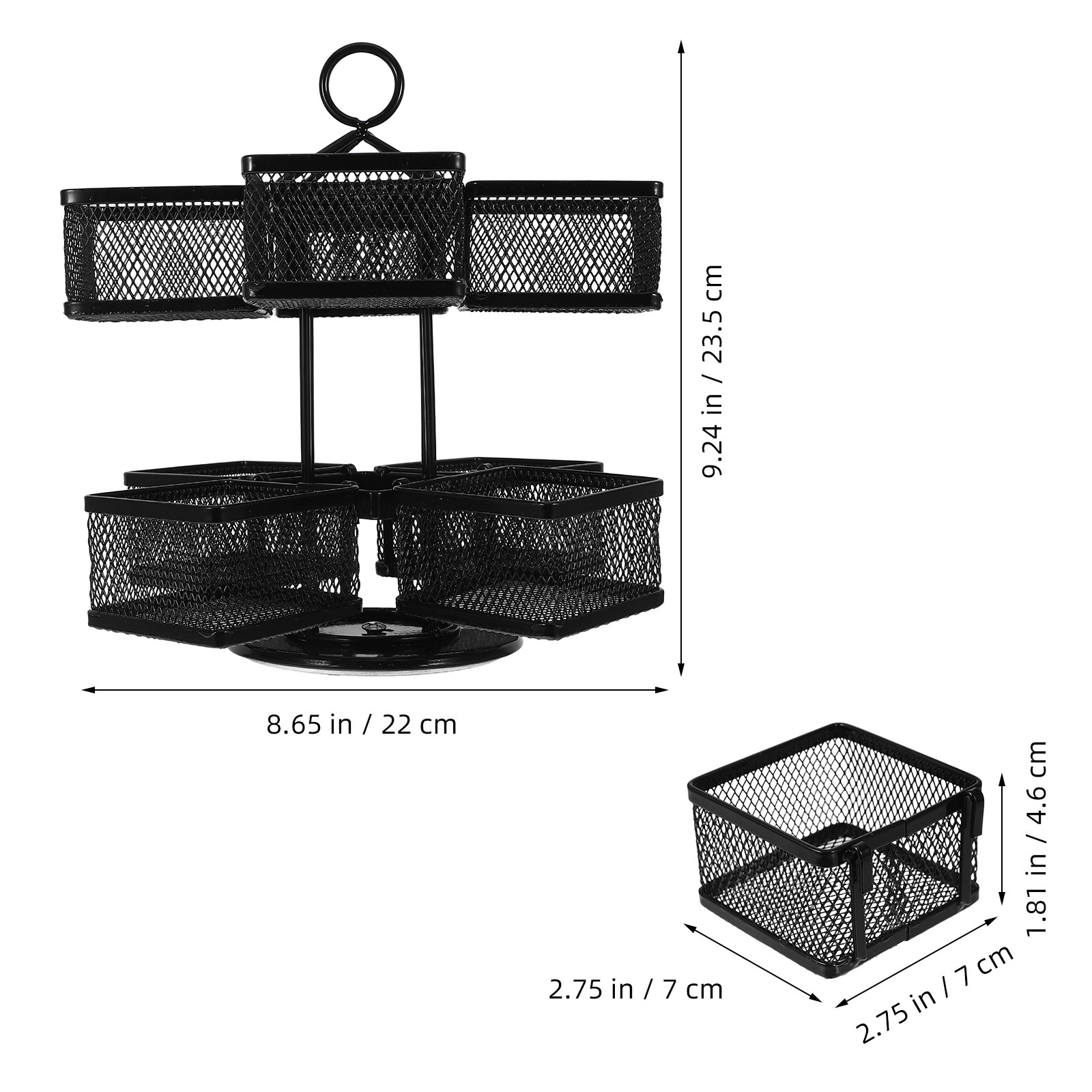 Caja Organizadora Giratoria de - Coffee Tea Creamer reseña y precio