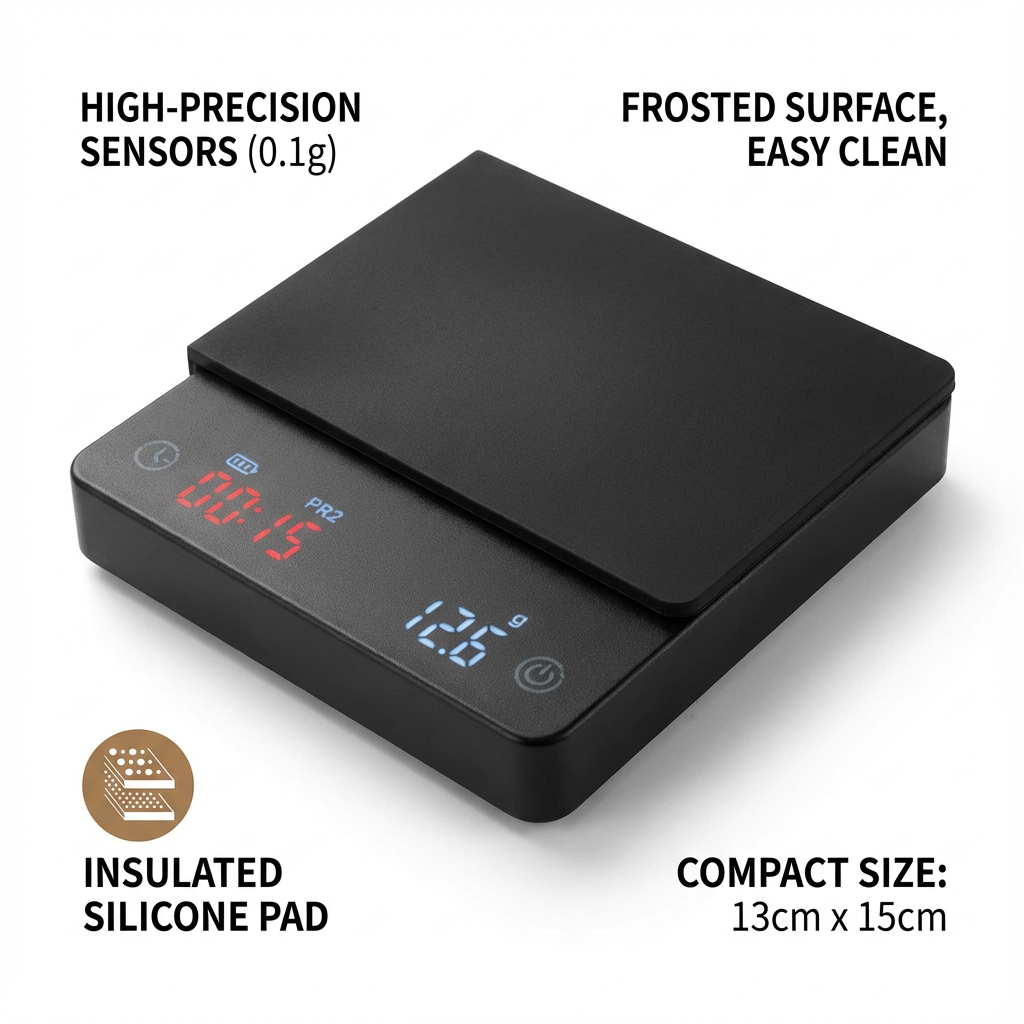 Báscula de Café Nano con Tempo - Coffee Bean Scale reseña y precio